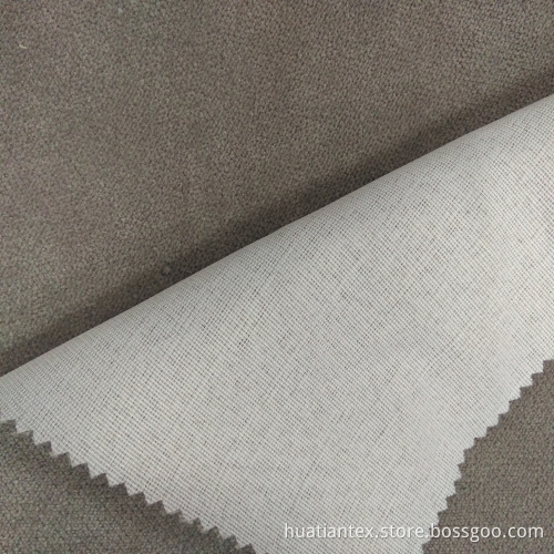 High quality 100% polyester suede fabric for sofa